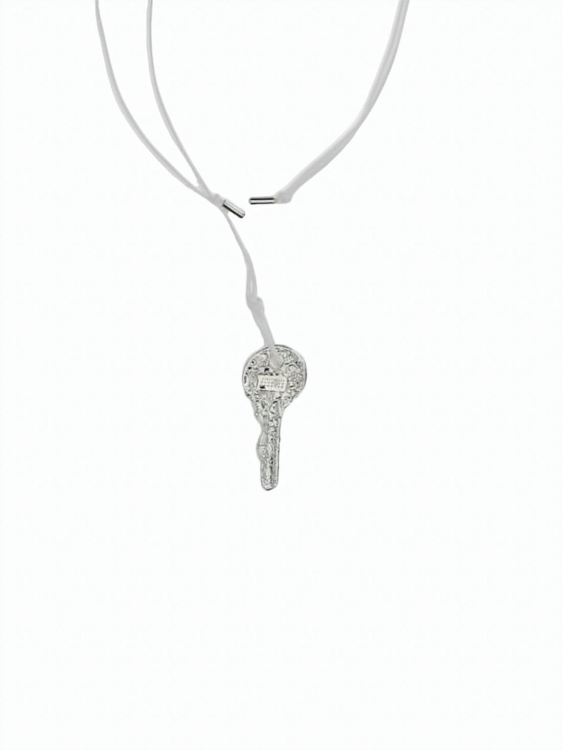 Key-Pendant Necklace with Adjustable Cotton Cord