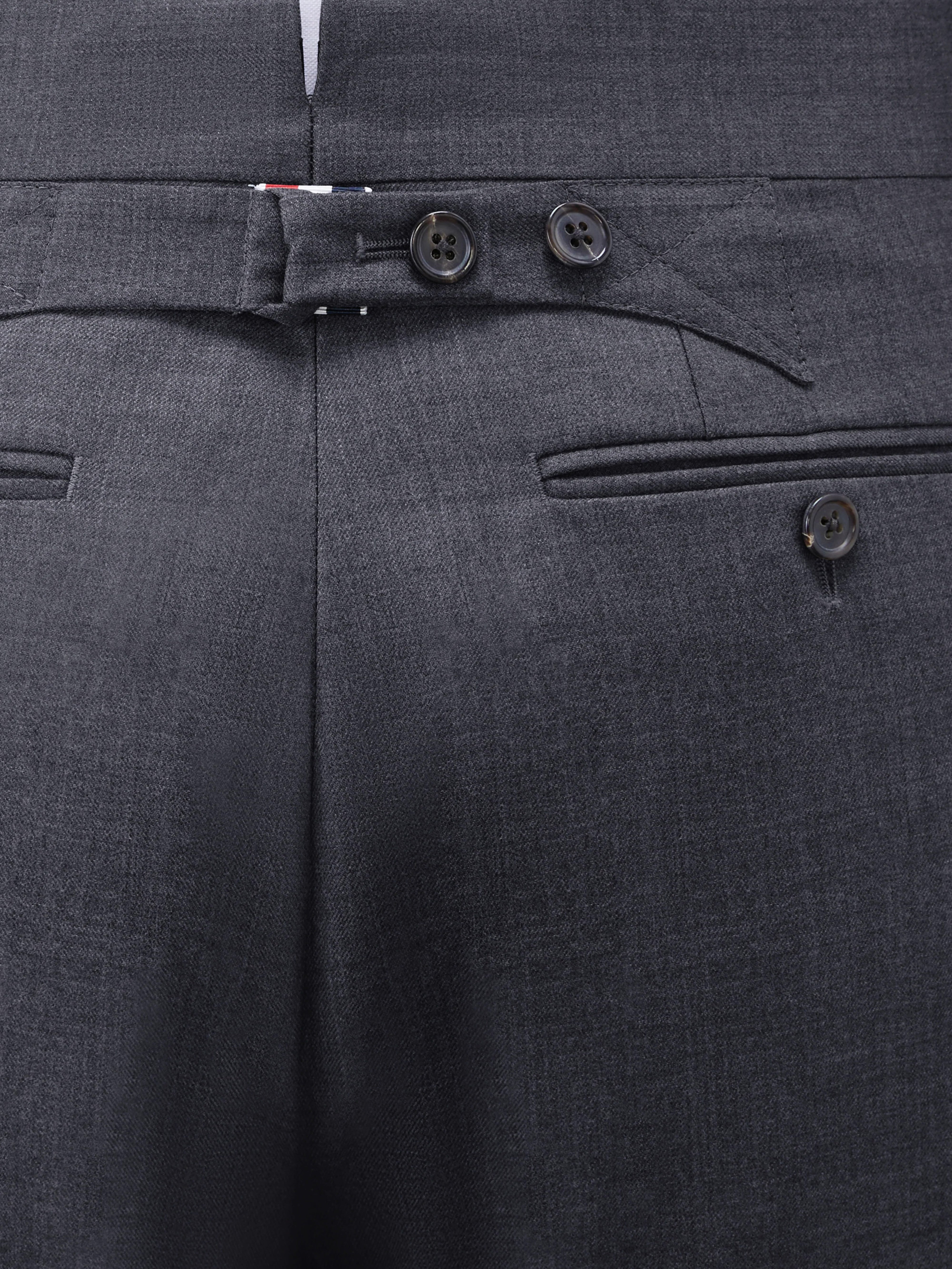 Tailored Black Shorts with Structured Waistband and Side Stripe