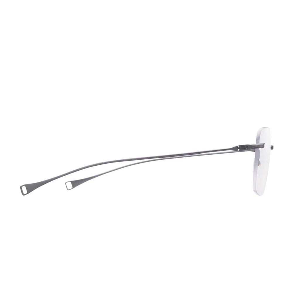 Lsa 119 Rimless Gray Gummetal Titanium Eyeglasses