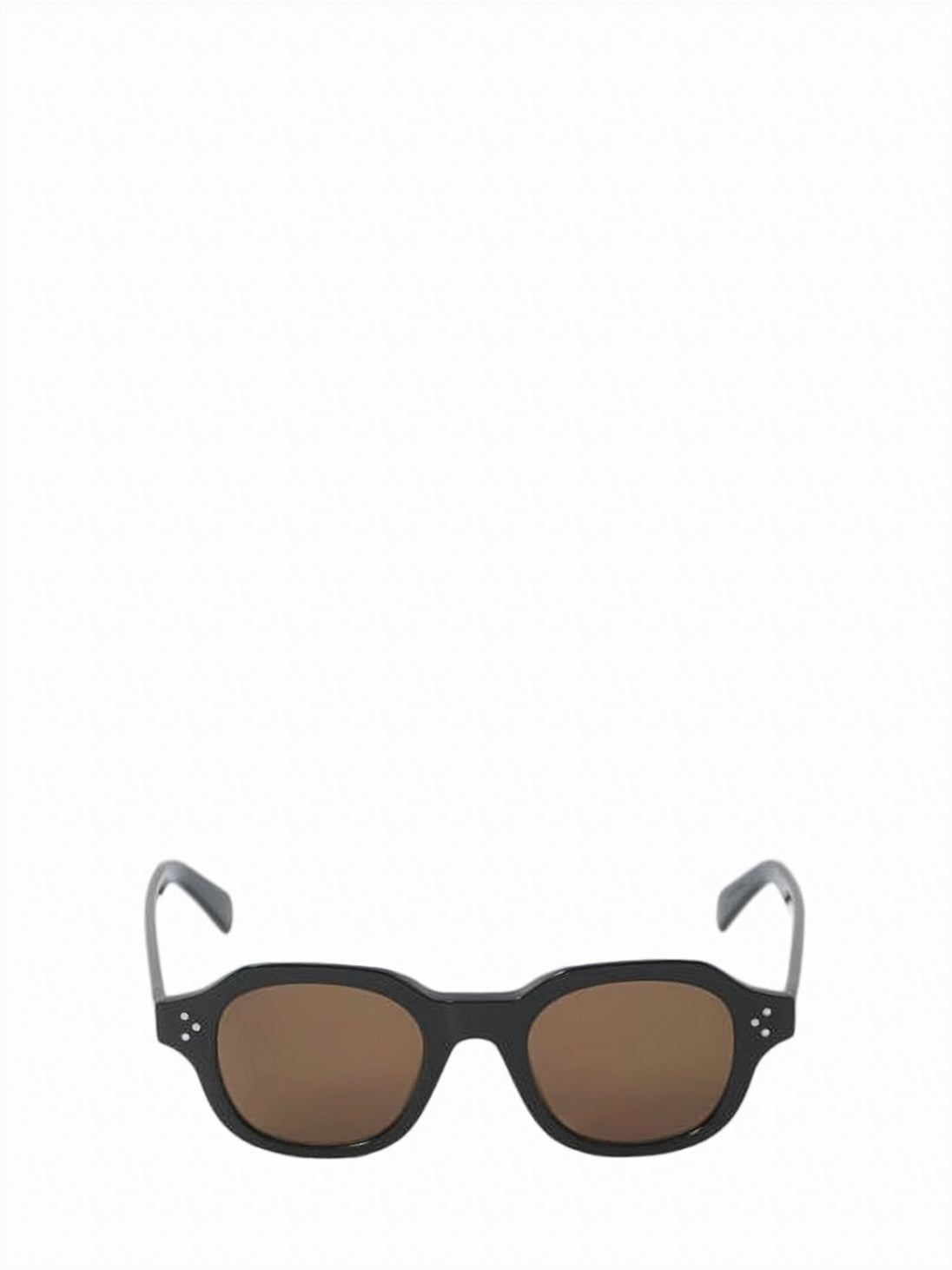 Rectangular Black Acetate Sunglasses