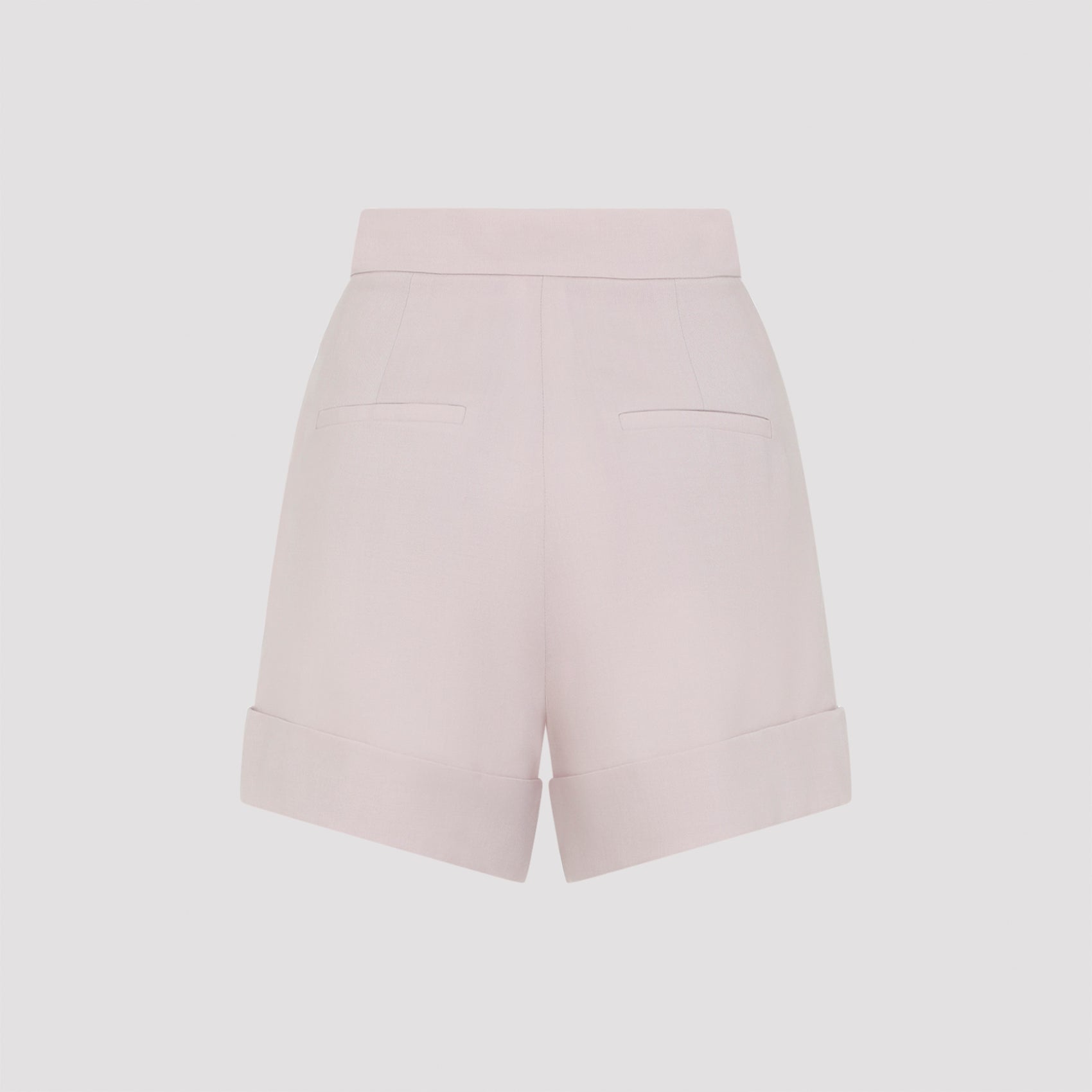 Tailored Bermuda Shorts with High Waist