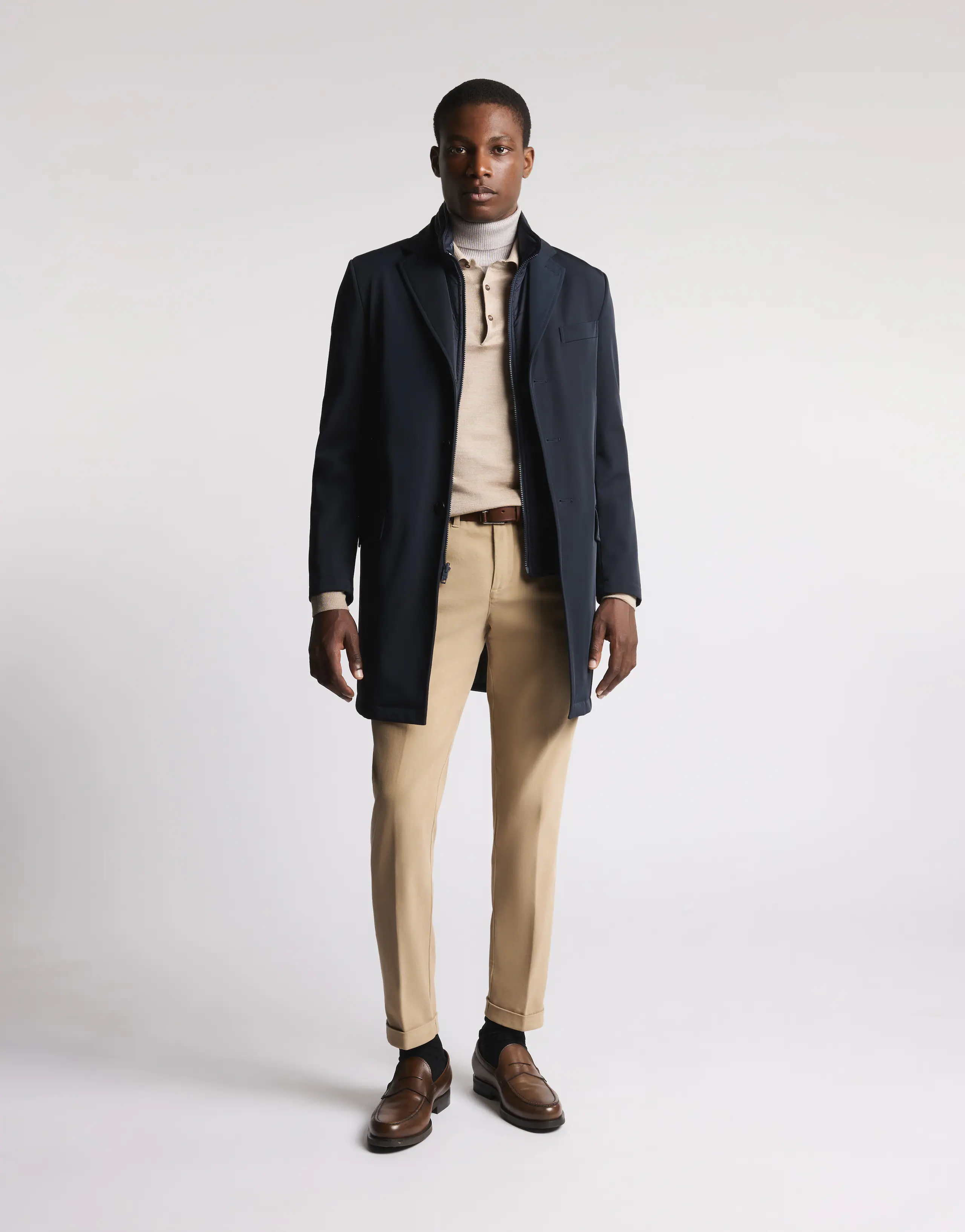 Tailored Db Coat With Innovative Stretch Fabric