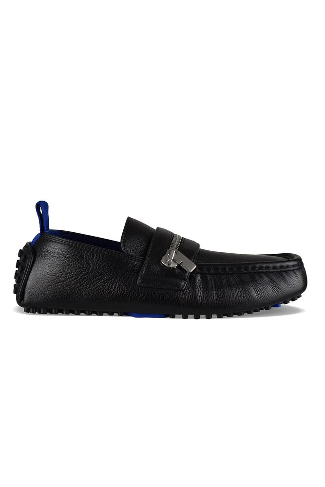Black Leather Loafers