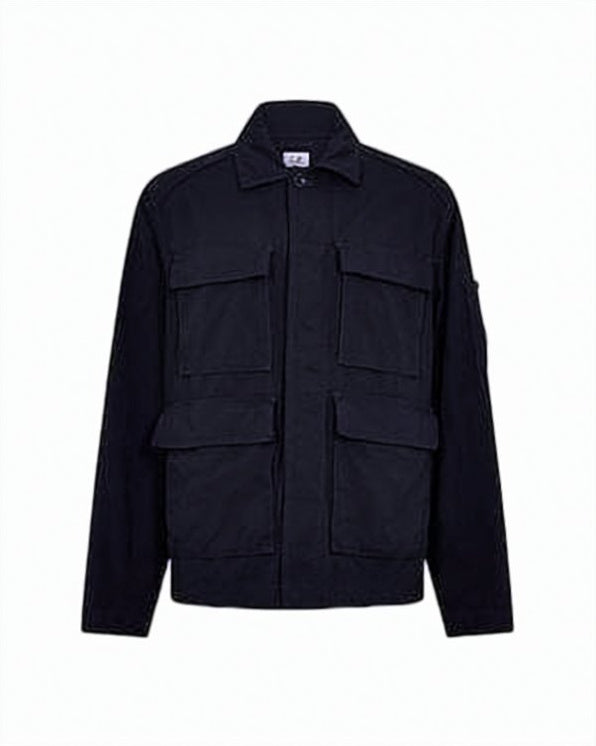 Structured Black Jacket with Classic Collar