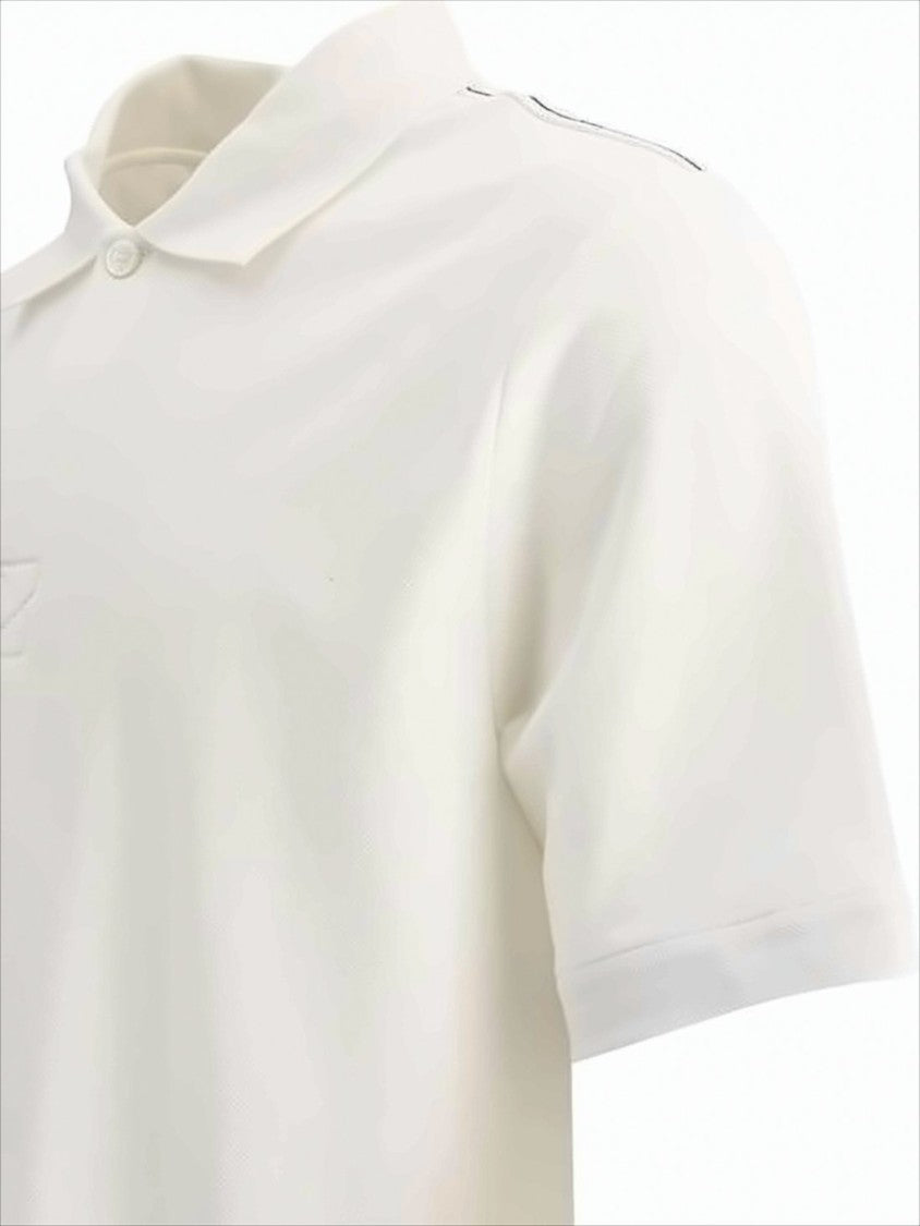 Short-Sleeve Polo Shirt with Traditional Collar