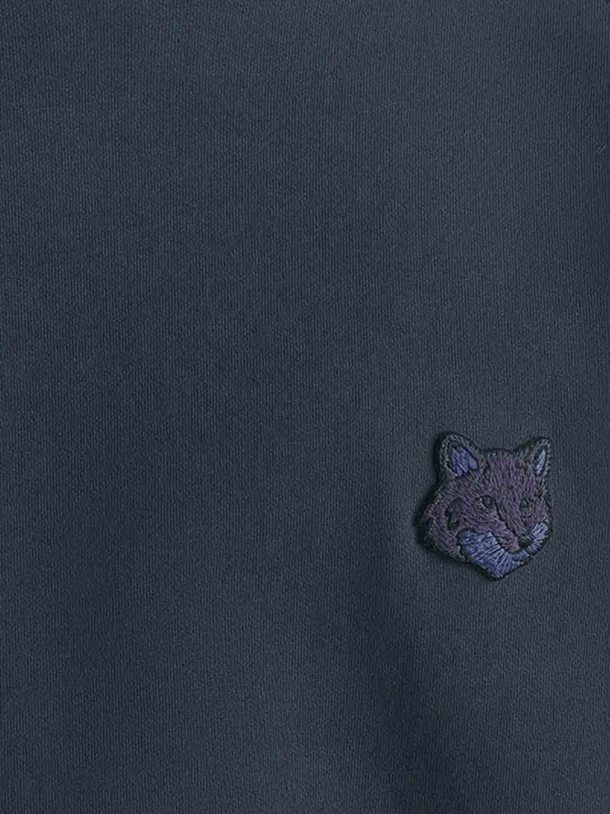 Long-Sleeve Crewneck Shirt With Embroidered Emblem