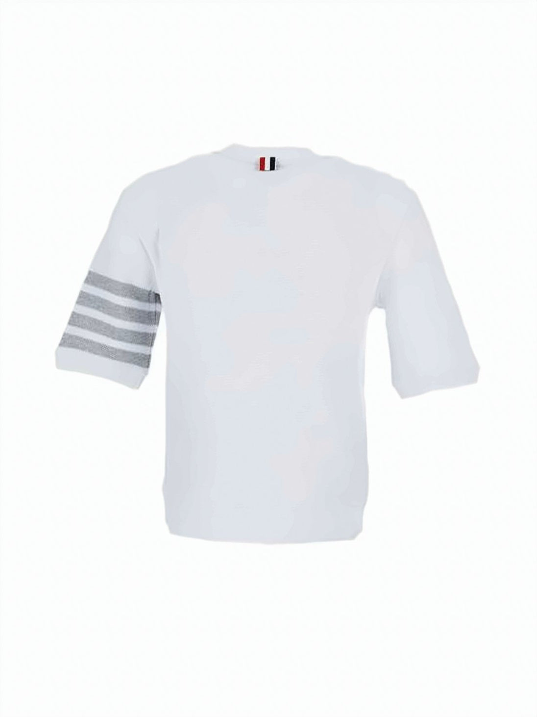 Textured Cotton Piqué Top
