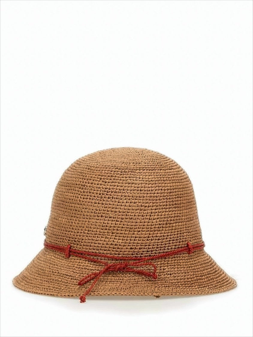 Finely Woven Raffia Bucket Hat