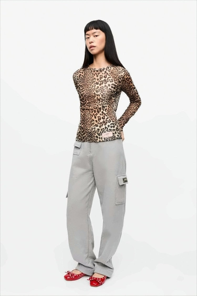 Fitted Long-Sleeved Blouse