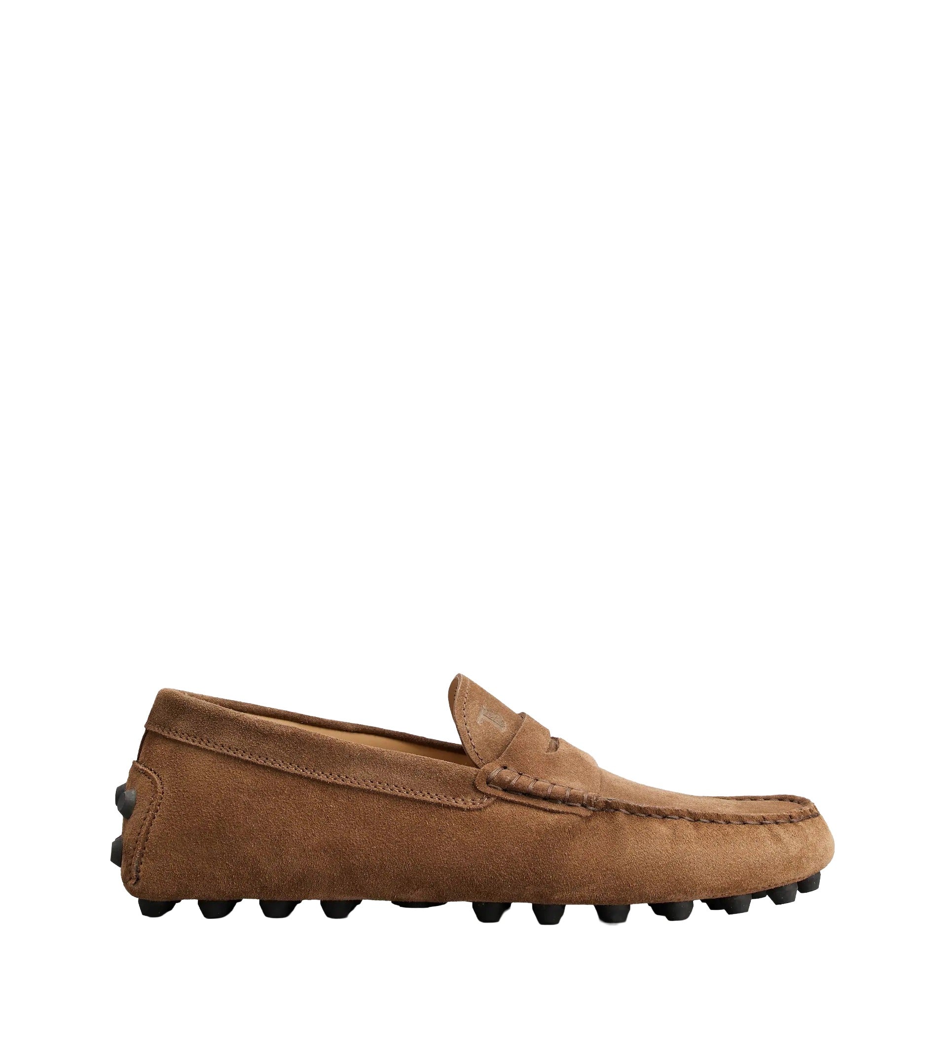 Brown Mocassino Gommino Macro 52K Shoes