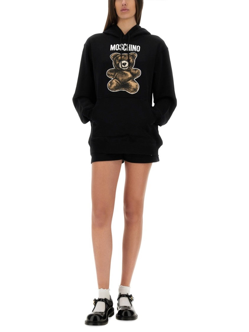 Relaxed Fit Black Hoodie