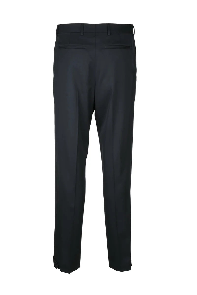 Classic Virgin Wool Trousers - Blue