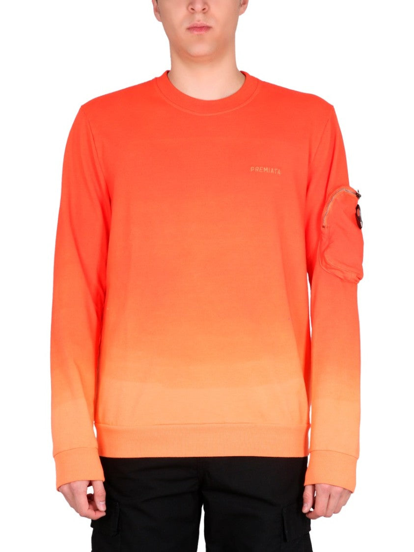 Cross-Neck Sweatshirt