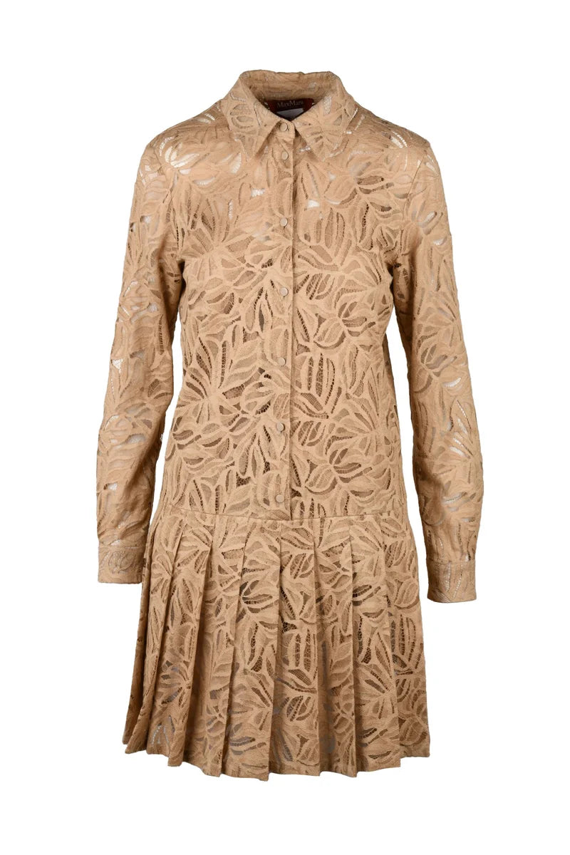 Edotto Lace Dress Slip - Brown