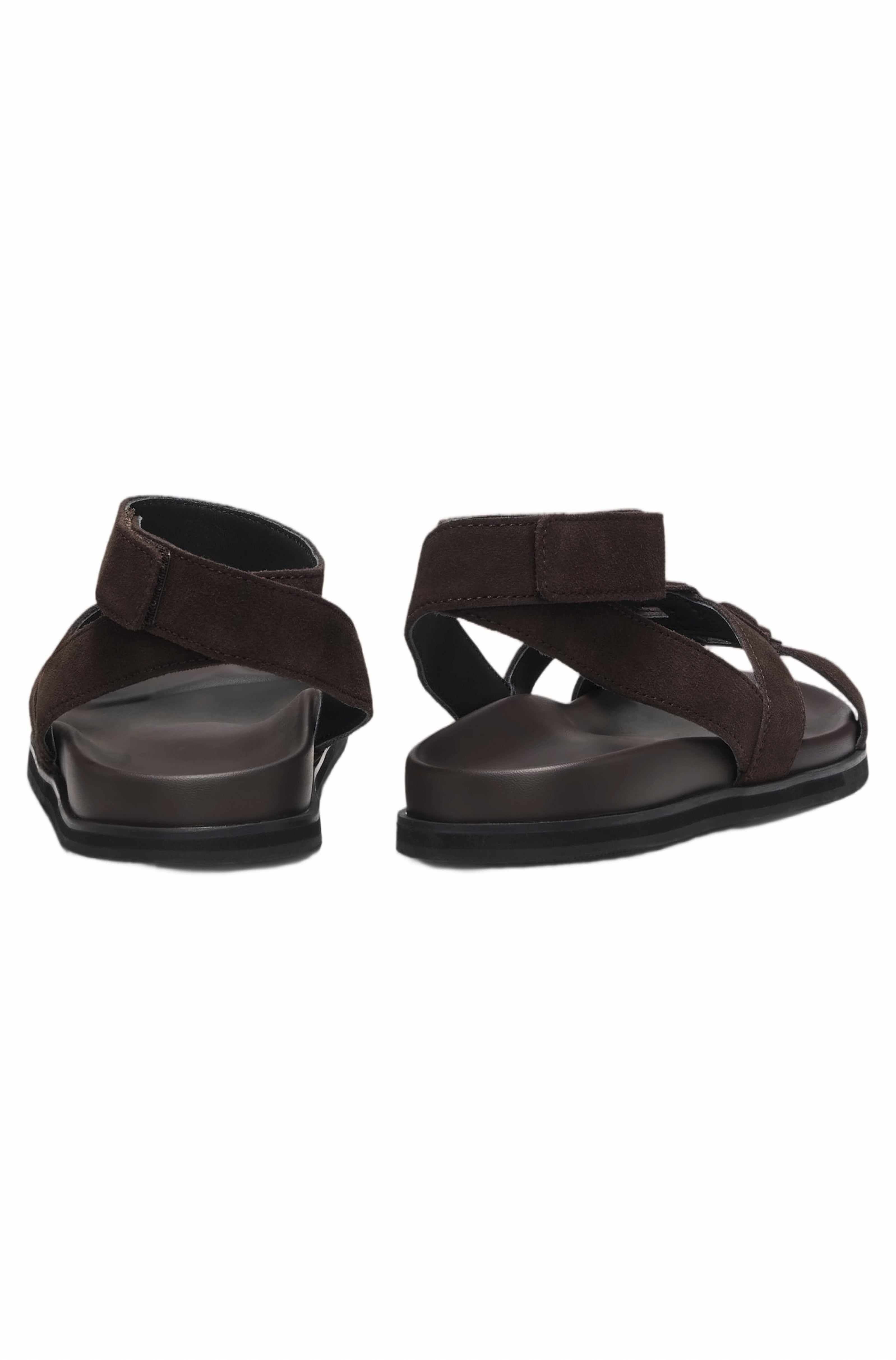 Brown Freyah Suede Upper Sandal Shoes