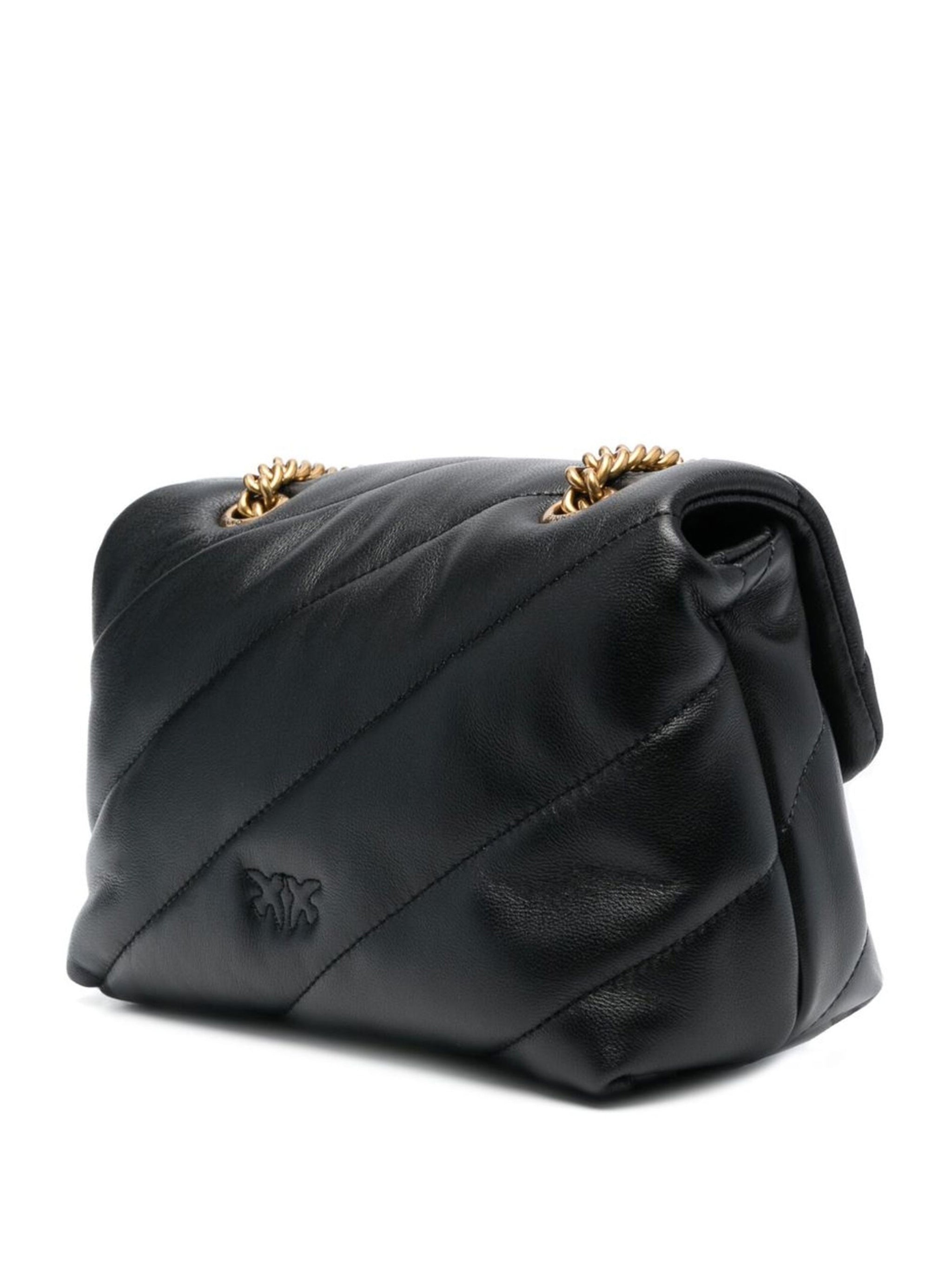 Love Puff Mini Quilted Leather Satchel