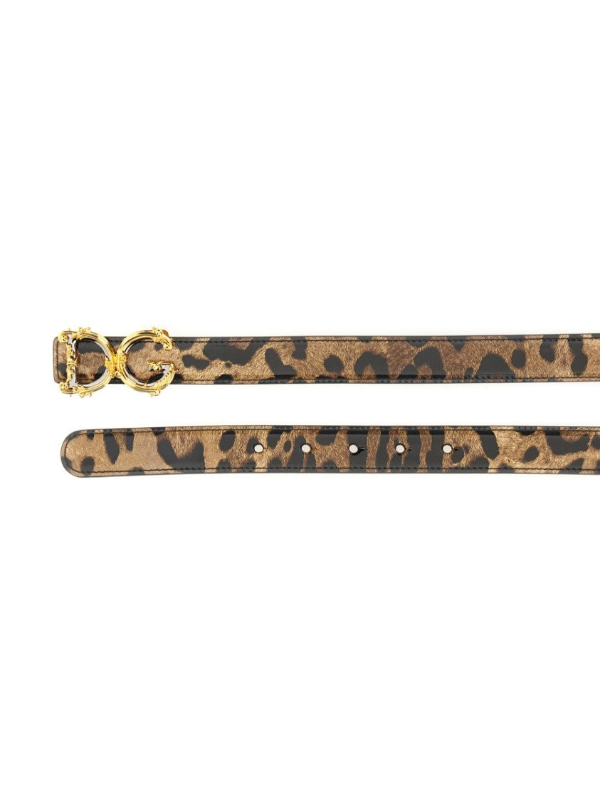 Leopard Print Belt