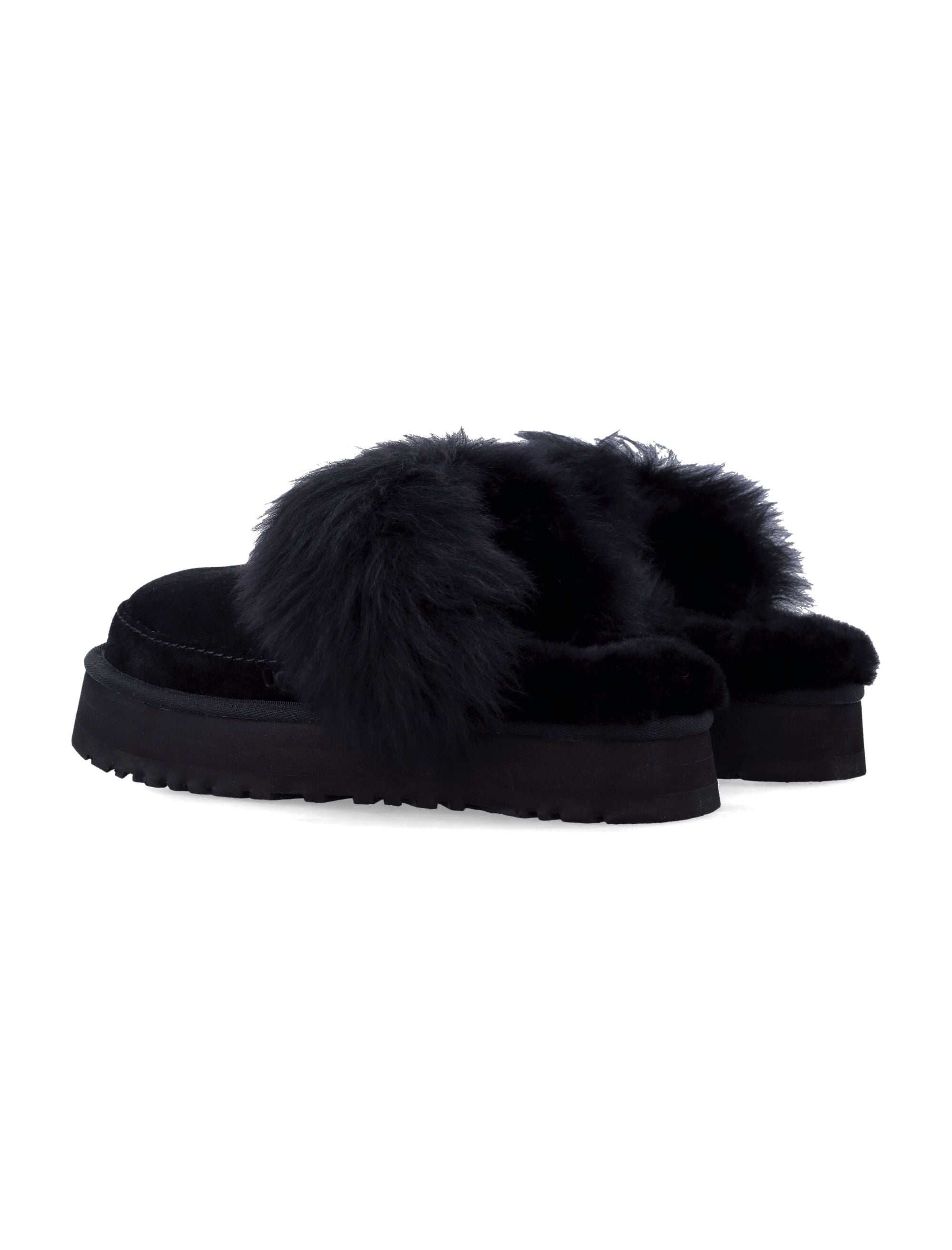 Disquette Chalet Suede And Sheepskin Slippers
