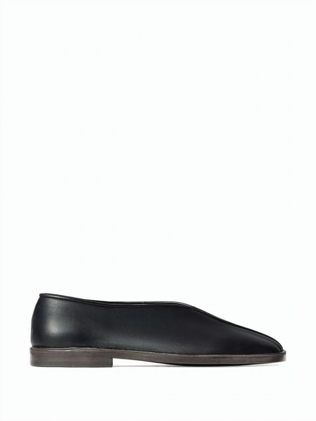 Lambskin Slip-On Mules with Rounded Square Toe