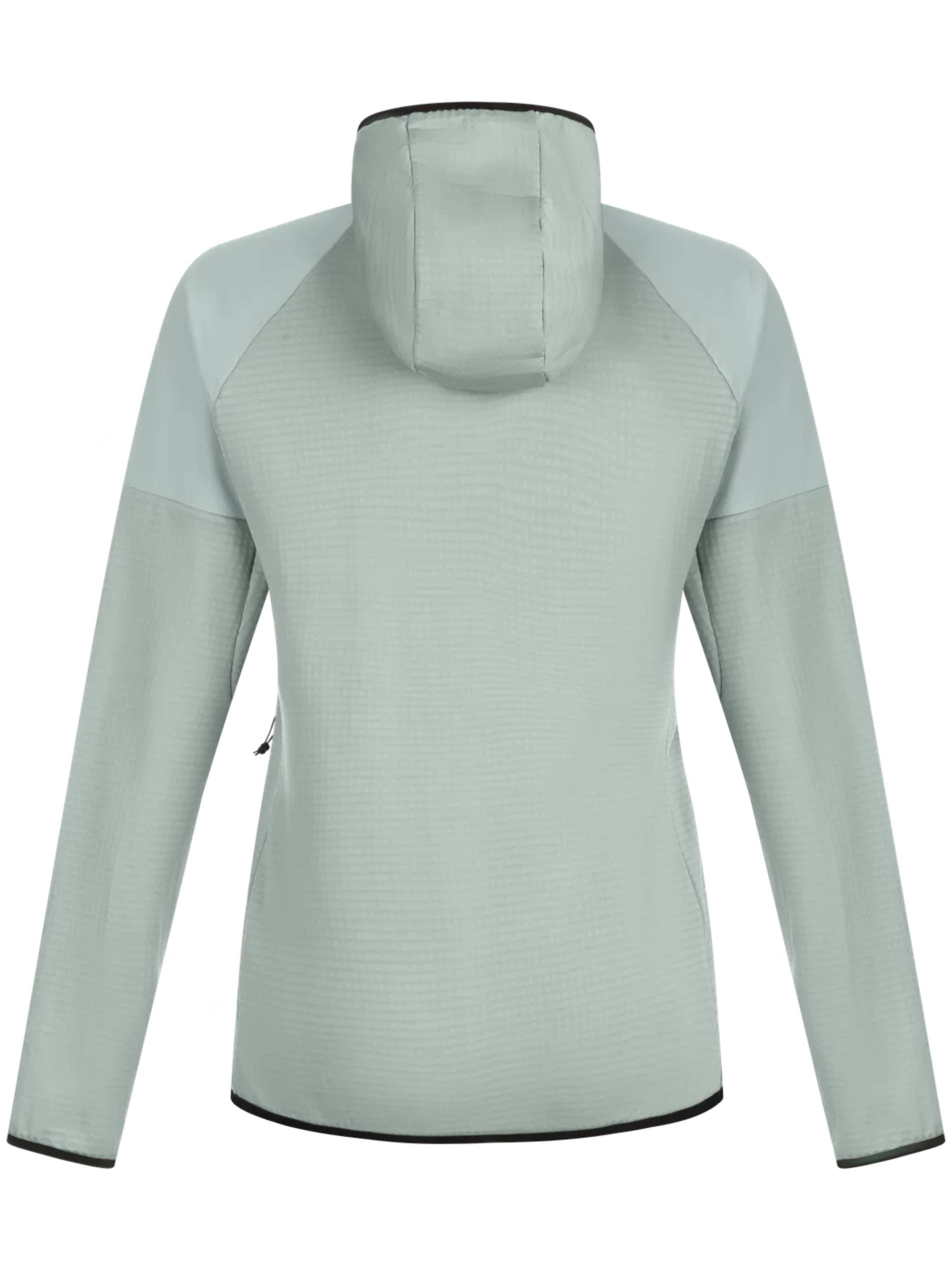 Grey Trubo Fleece Fitted Zip Jacket