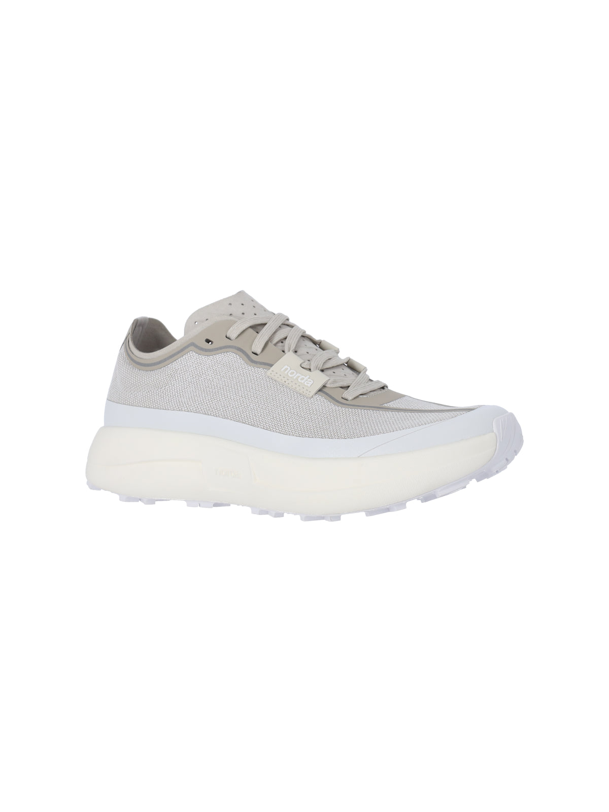 Grey 005 W Perforated Fabric Sneakers