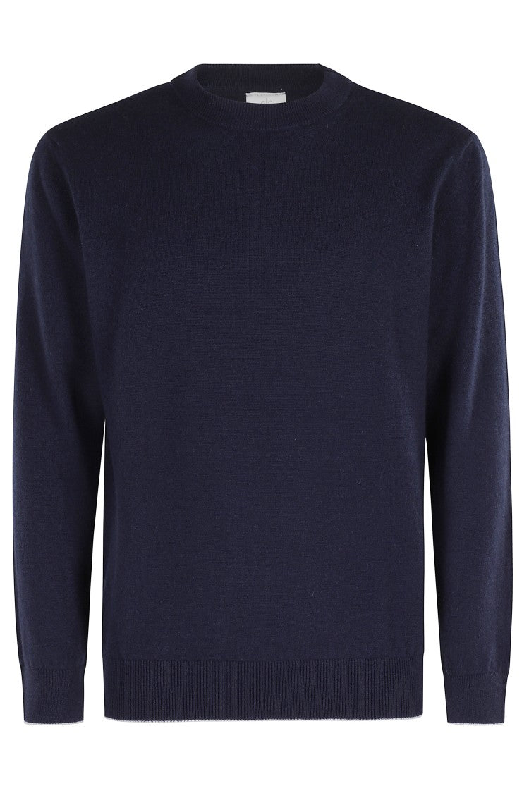 Blue Ml Tipping Crewneck Sweater