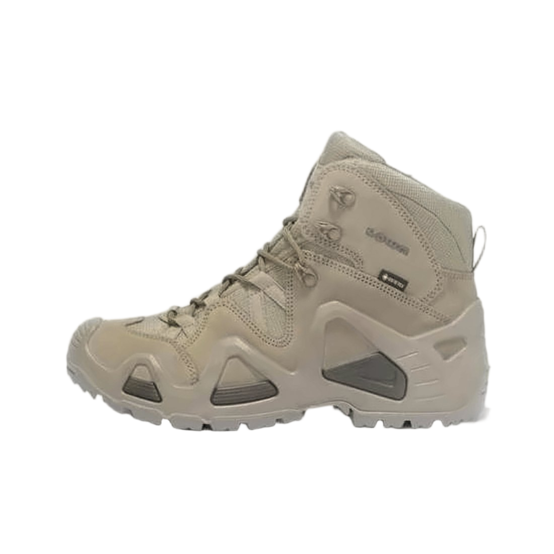High-Top Tactical Boots with Rugged Sole