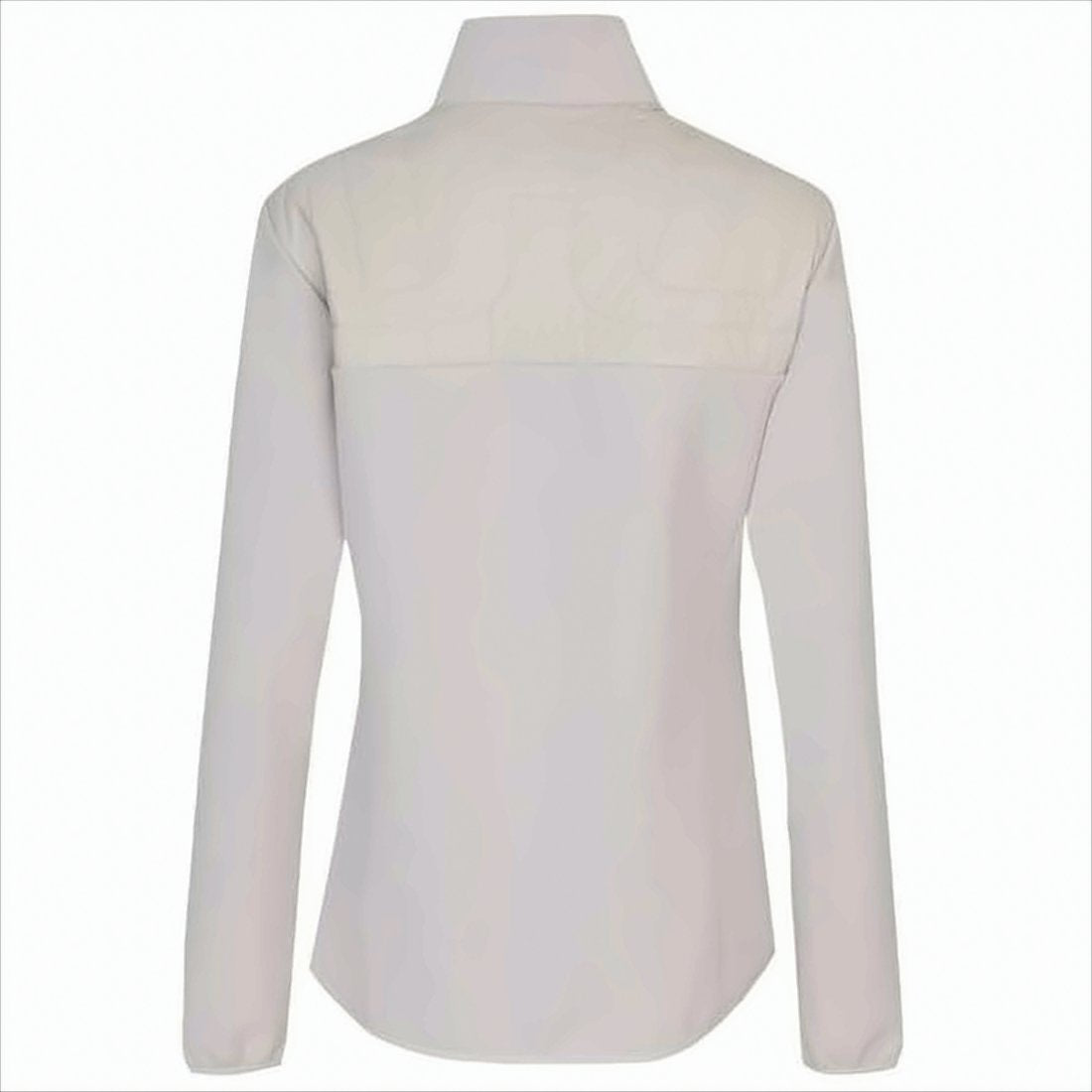 Quilted Front Jacket with High Collar