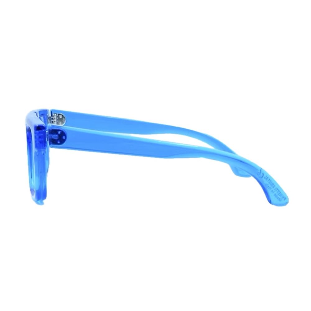 Krystal Sand Krystal Sand Transparent Electric Blue Sunglasses