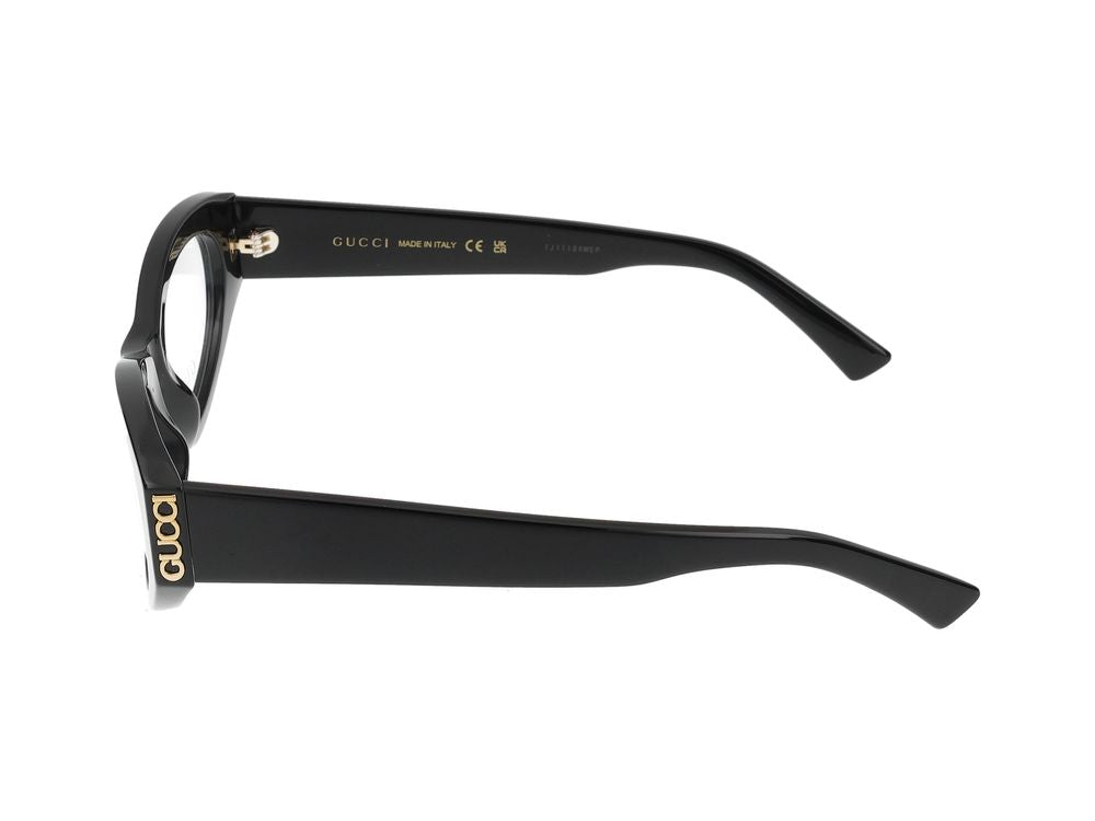 Okulary GG2041O 001 czarne przezroczyste 50/20/140
