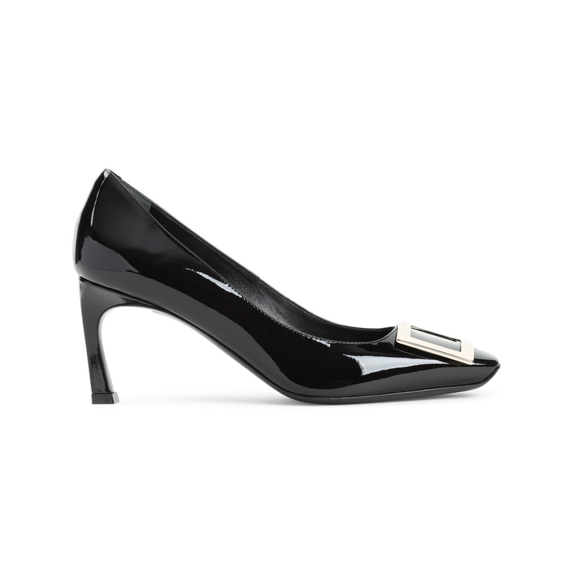 Black Calf Leather Pumps