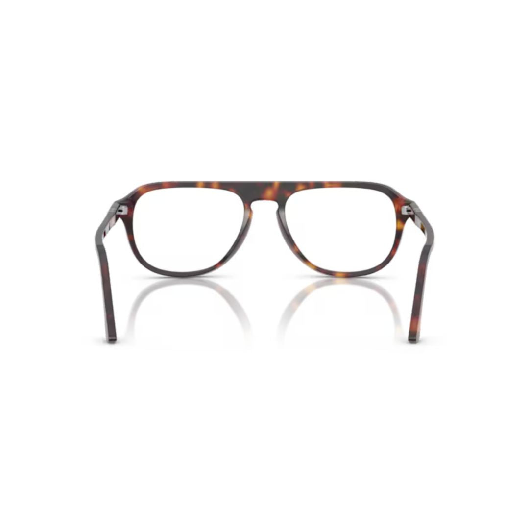 0po3368v Aviator-Inspired Tortoiseshell Sunglasses with Refined Metallic Detail