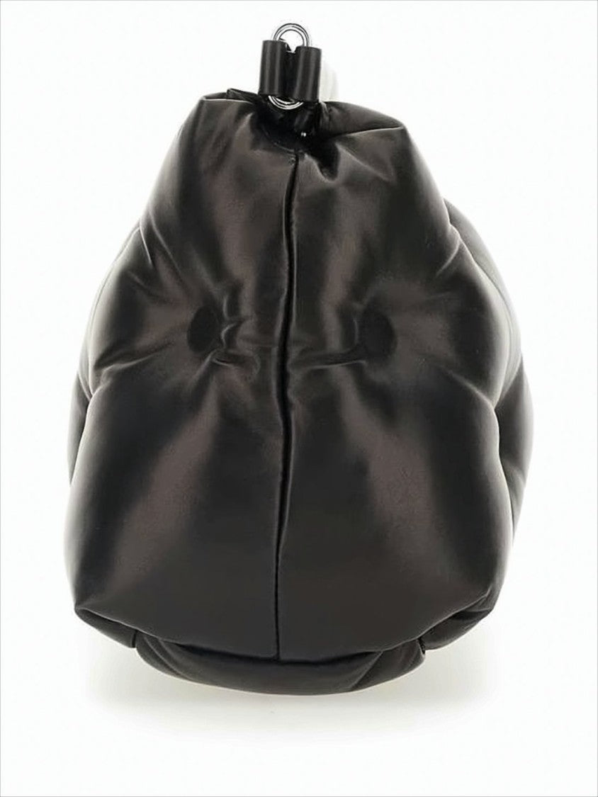 Tufted Leather Tote Bag With Adjustable Strap And Structured Handle