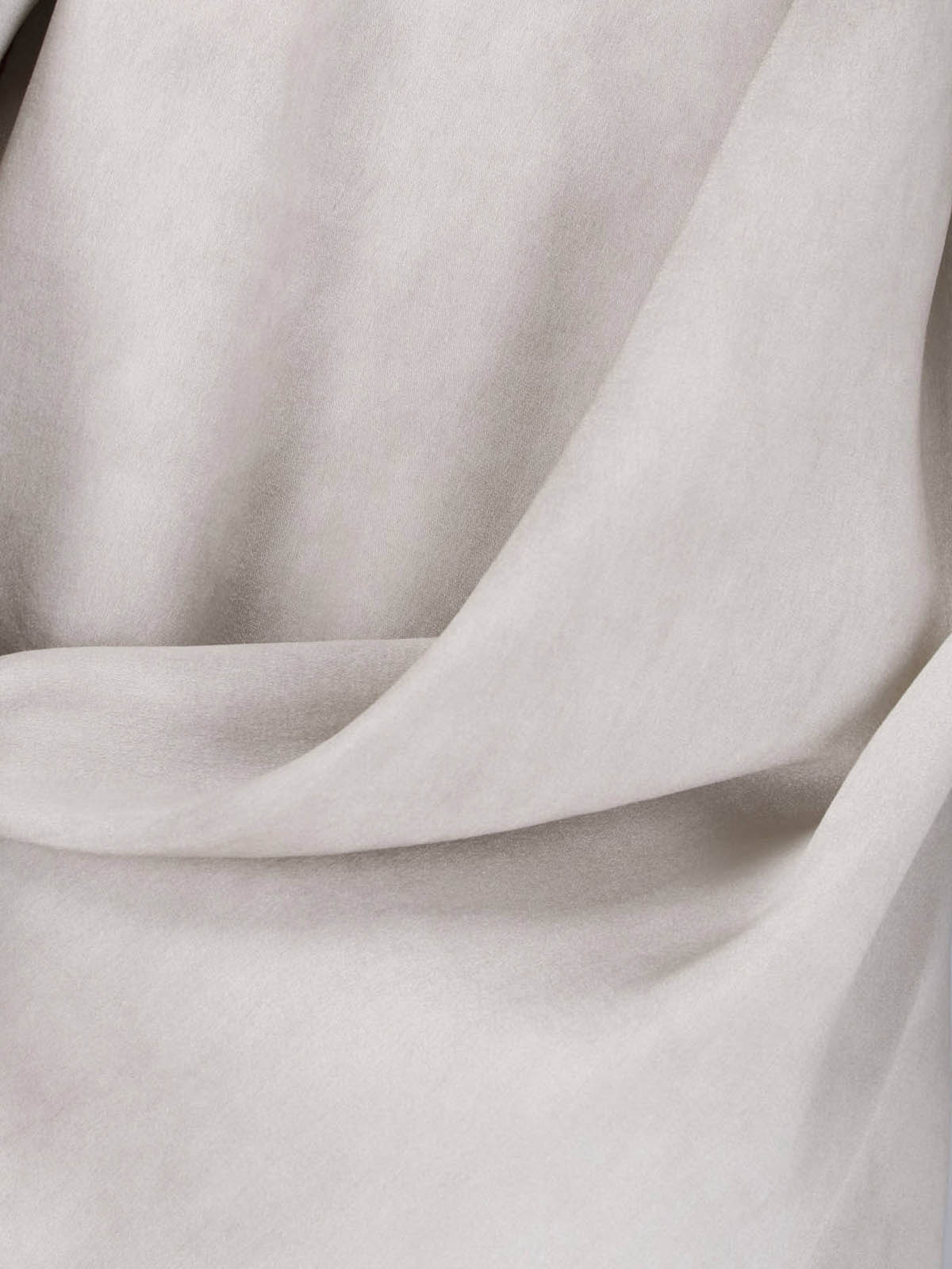 Grey Anaya Midi Silk Blend Dress