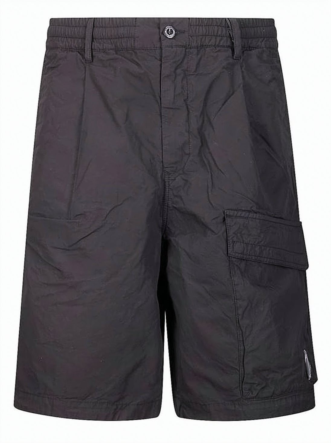 Stretch Satin Cargo Shorts