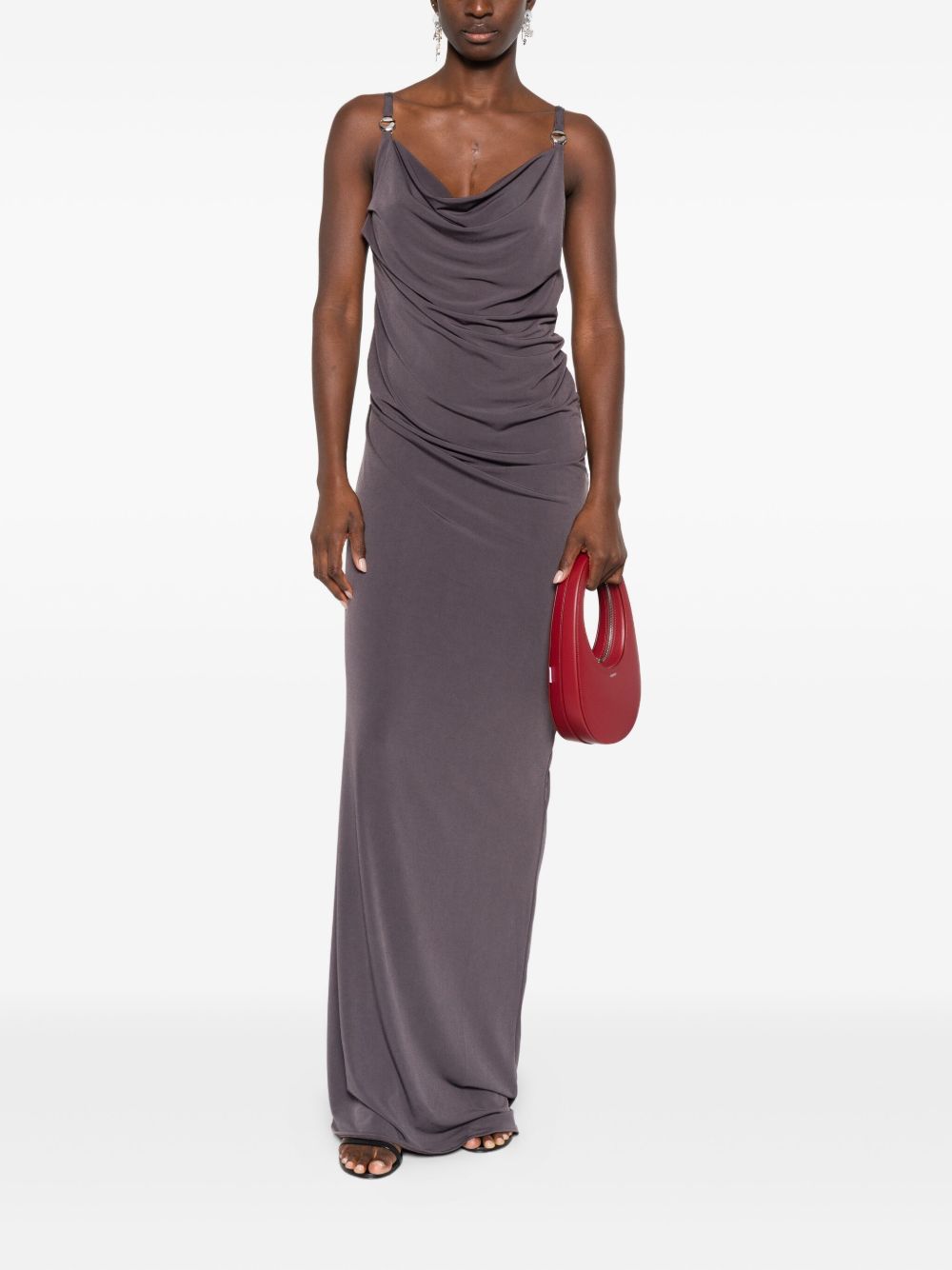 Maxi Dress with Draped Detailing