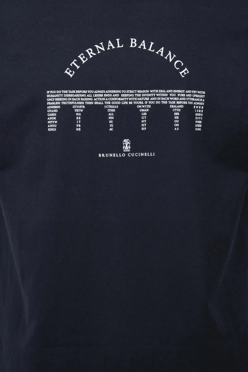 Cotton T-shirt - Blue