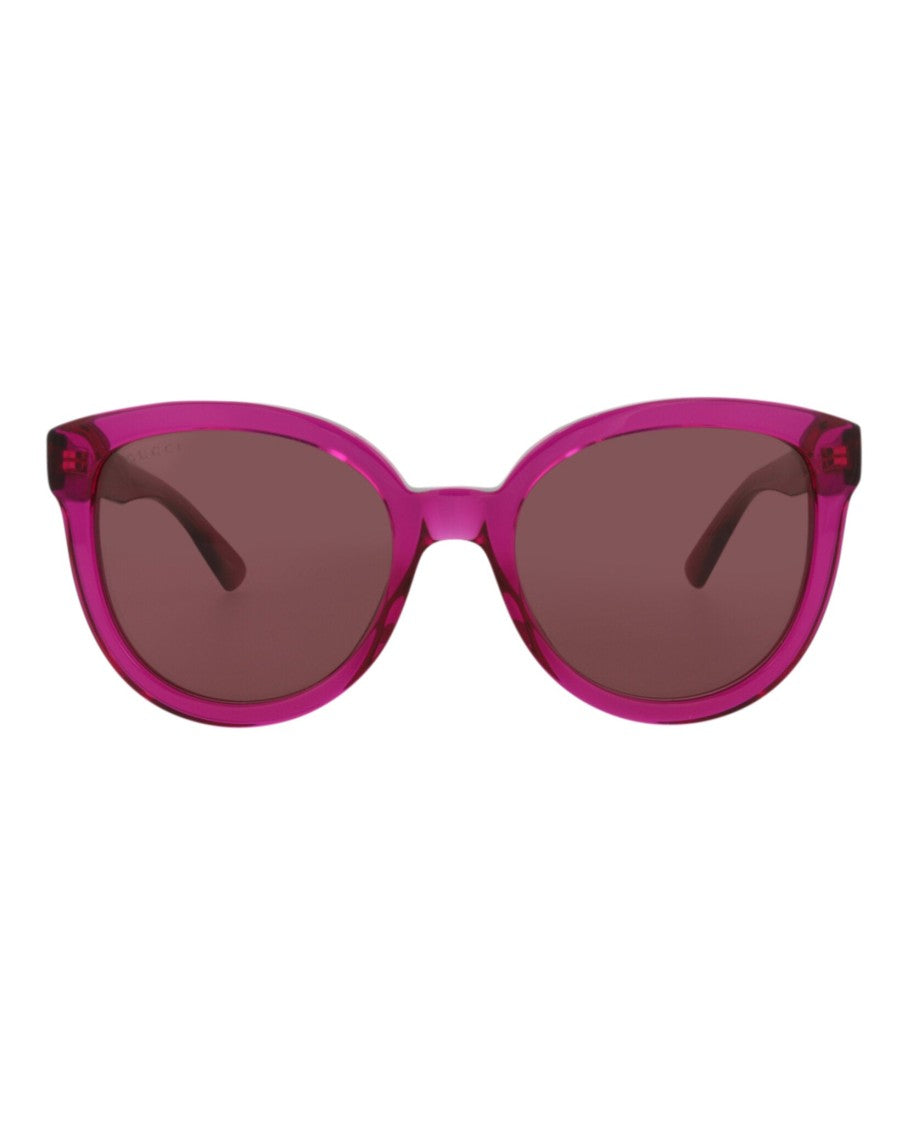 Round-Frame Recycled Acetate Sunglasses