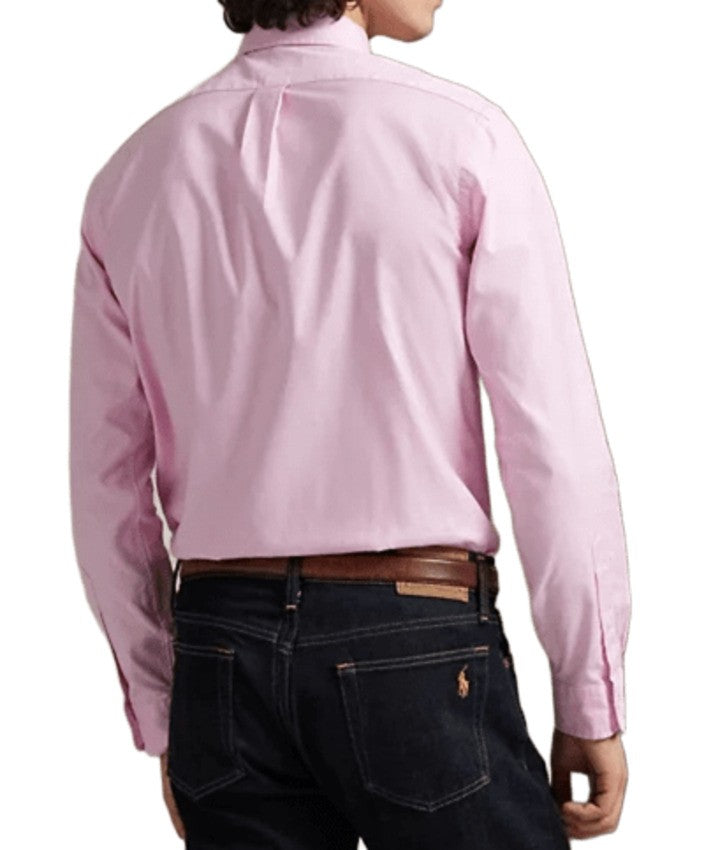 Tailored Long-Sleeved Polo Shirt