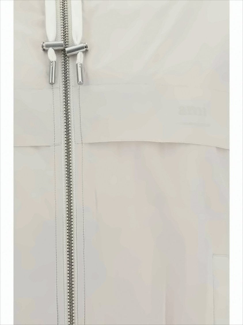Minimalistic High Collar Casual Jacket With Full Zipper Closure