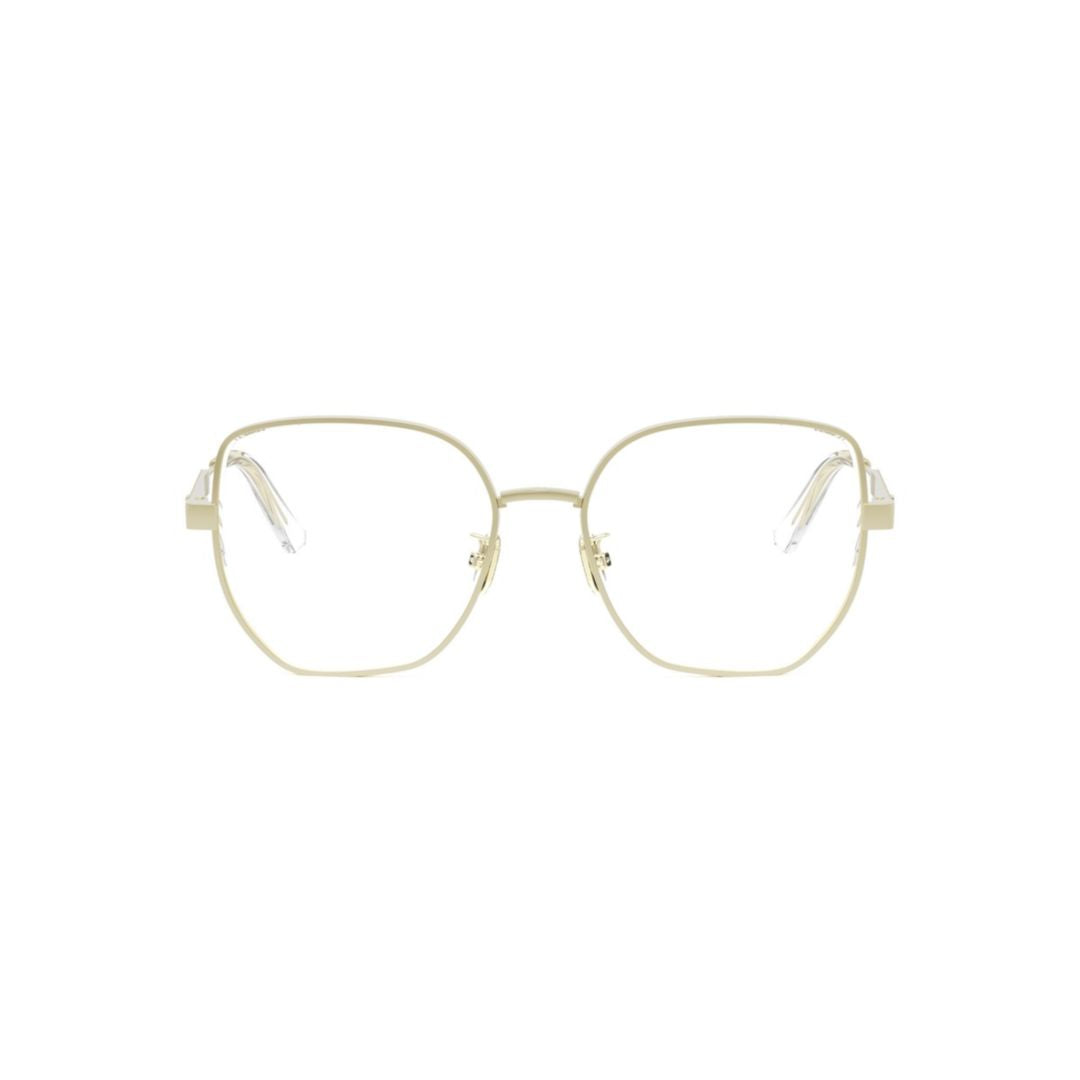 Cannageo B2u Geometric Gold-Finish Eyeglasses