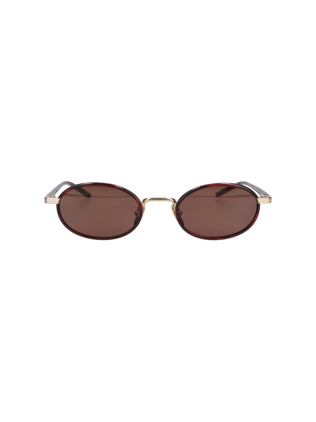 Brown Lea Tortoiseshell Oval Polarized Sunglasses