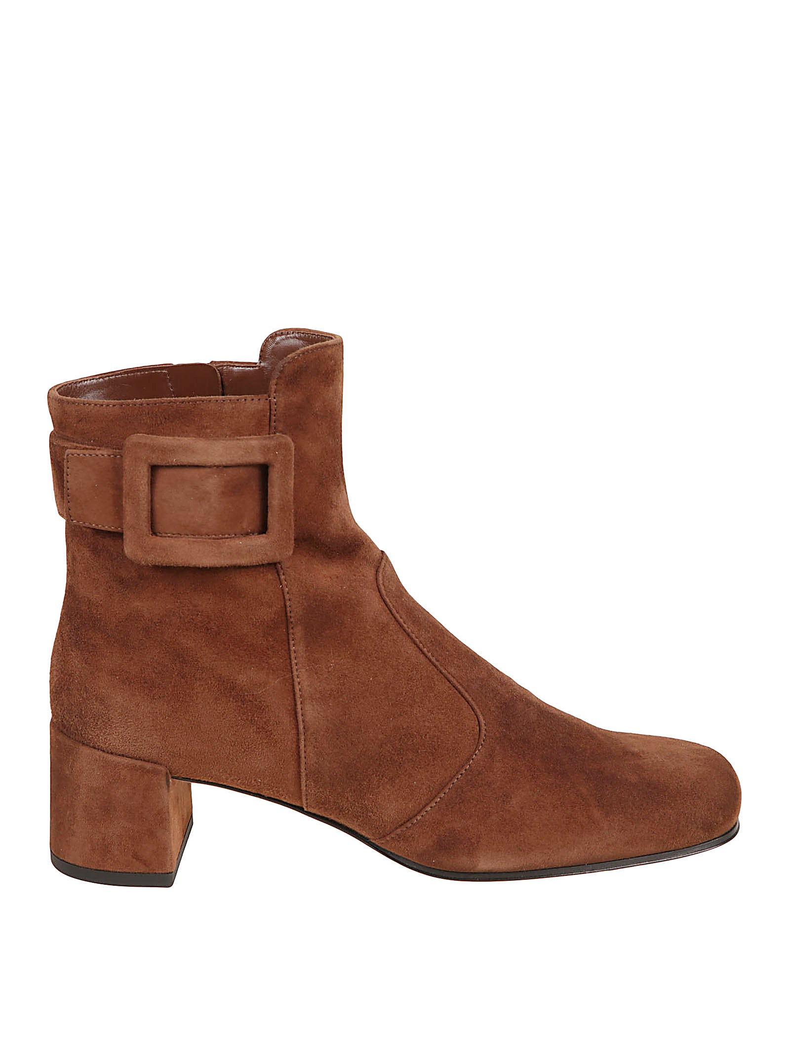 Rich Brown Suede Ankle Boots