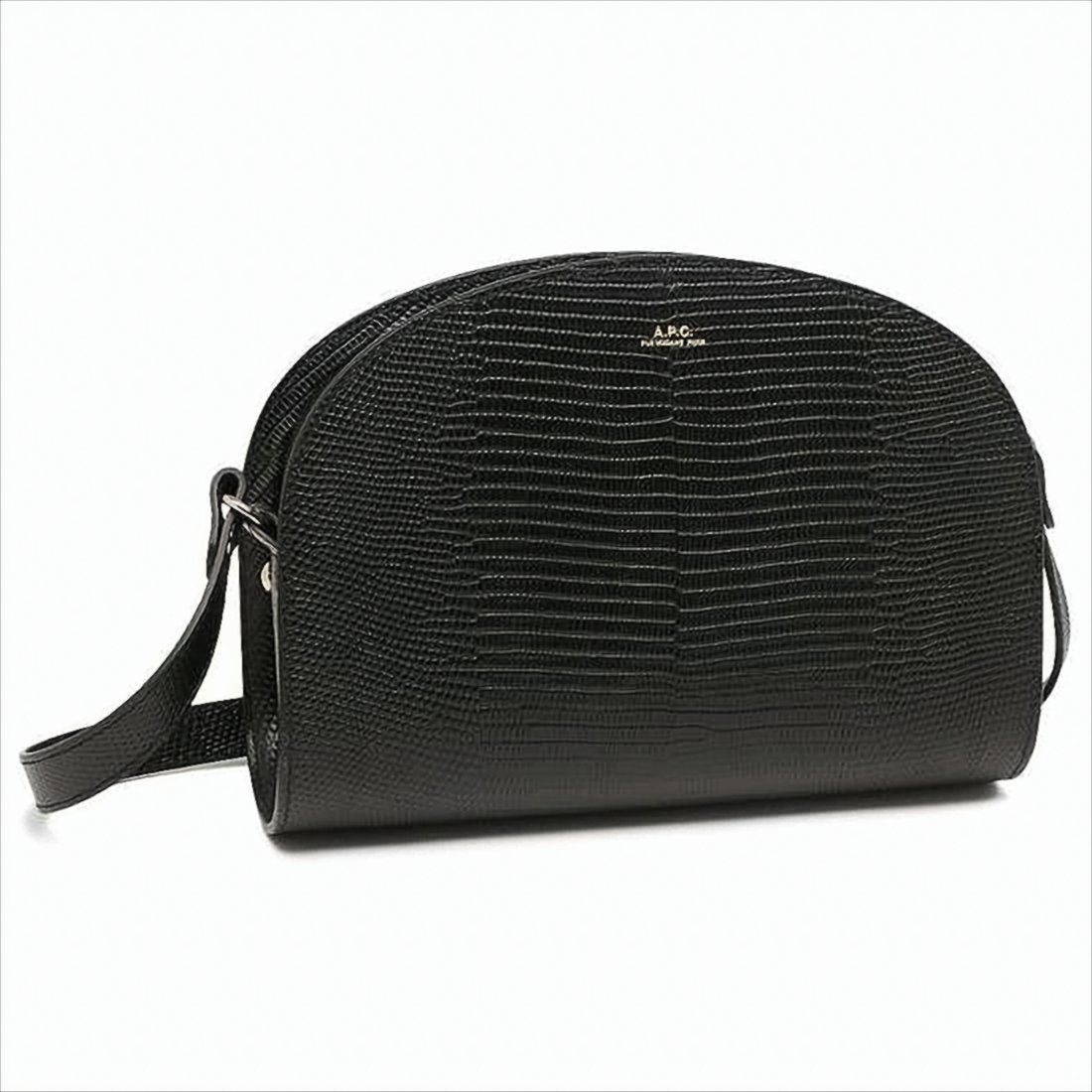 Textured Leather Shoulder Bag