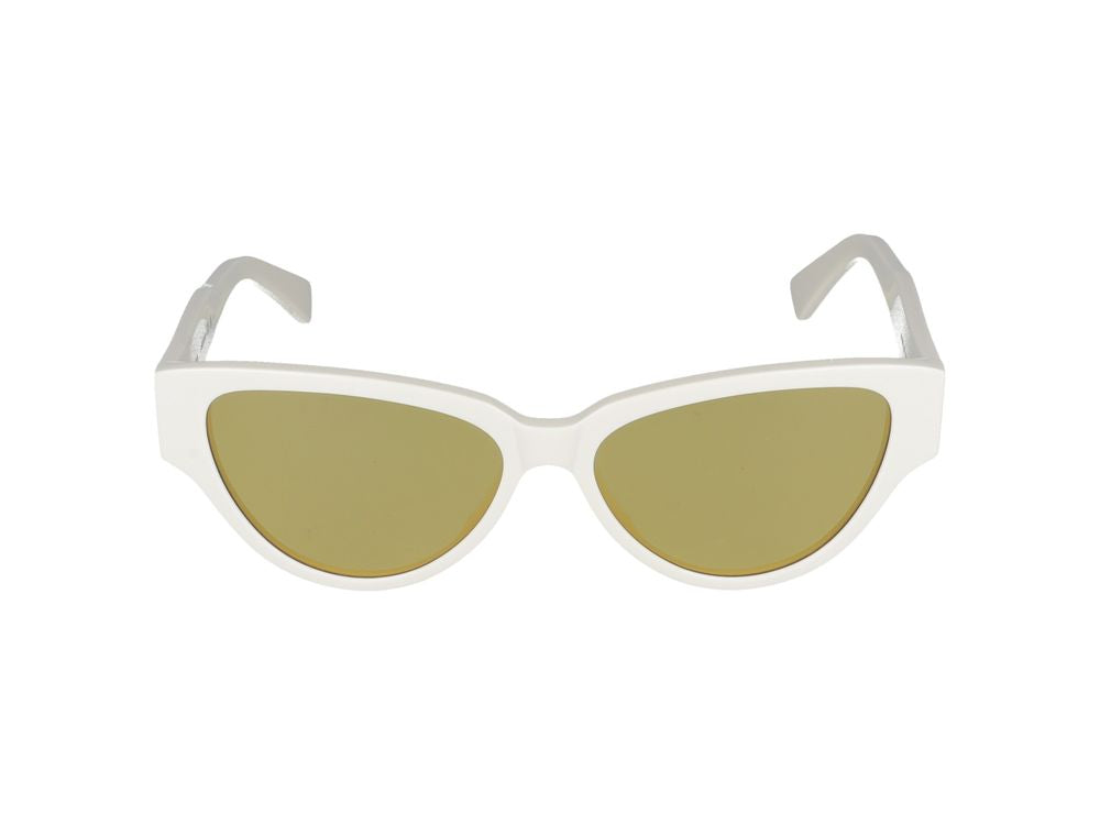 Sunglasses Bottega Veneta BV1319S 004 White White Yellow 56/15/145