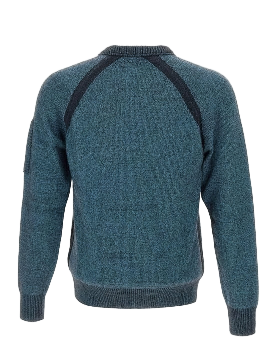Textured Knit Sweater with Patch Pocket