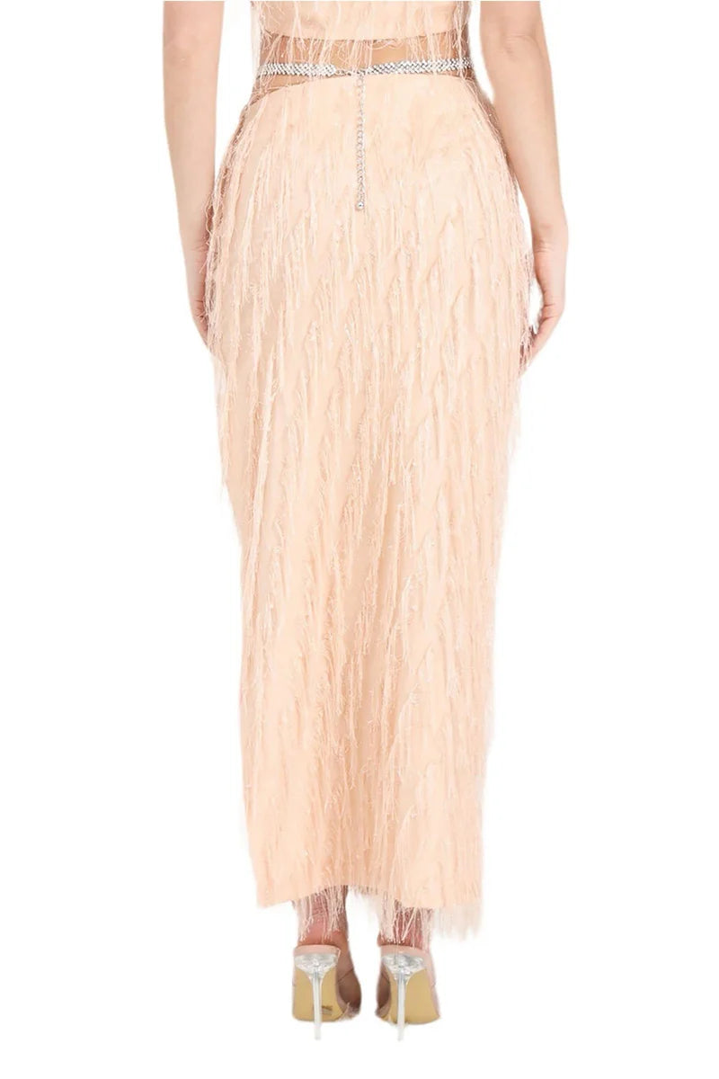 Long Skirt Side Slit - Multicolor