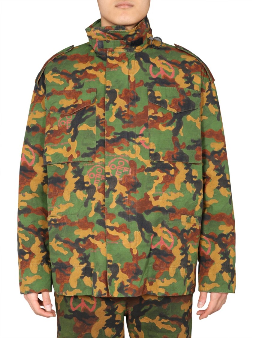 Bold Camouflage Padded Jacket
