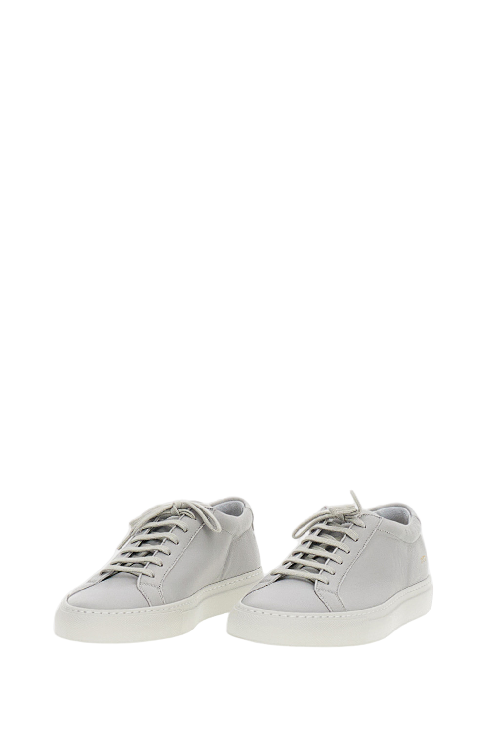 Grey Achille Premium Leather Sneakers