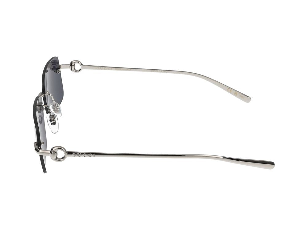Sunglasses Gucci GG1703S 003 silver silver blue 55/17/140